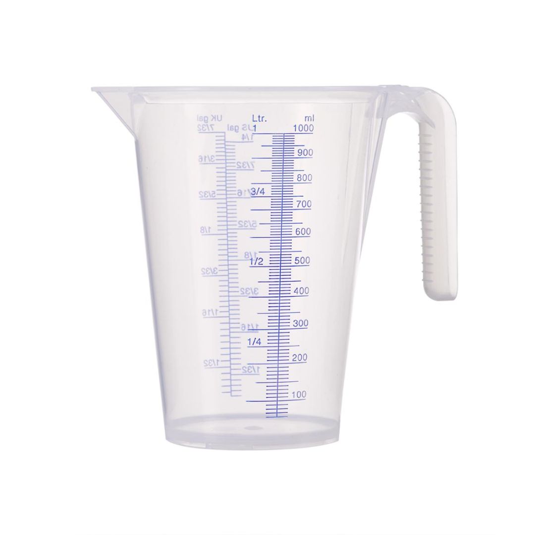 Pressol Measuring jug 07 062 PP -1 l-transparent scale ml/l-US gal/UK gal-Measuring jug-Pressol-Detailing Shed