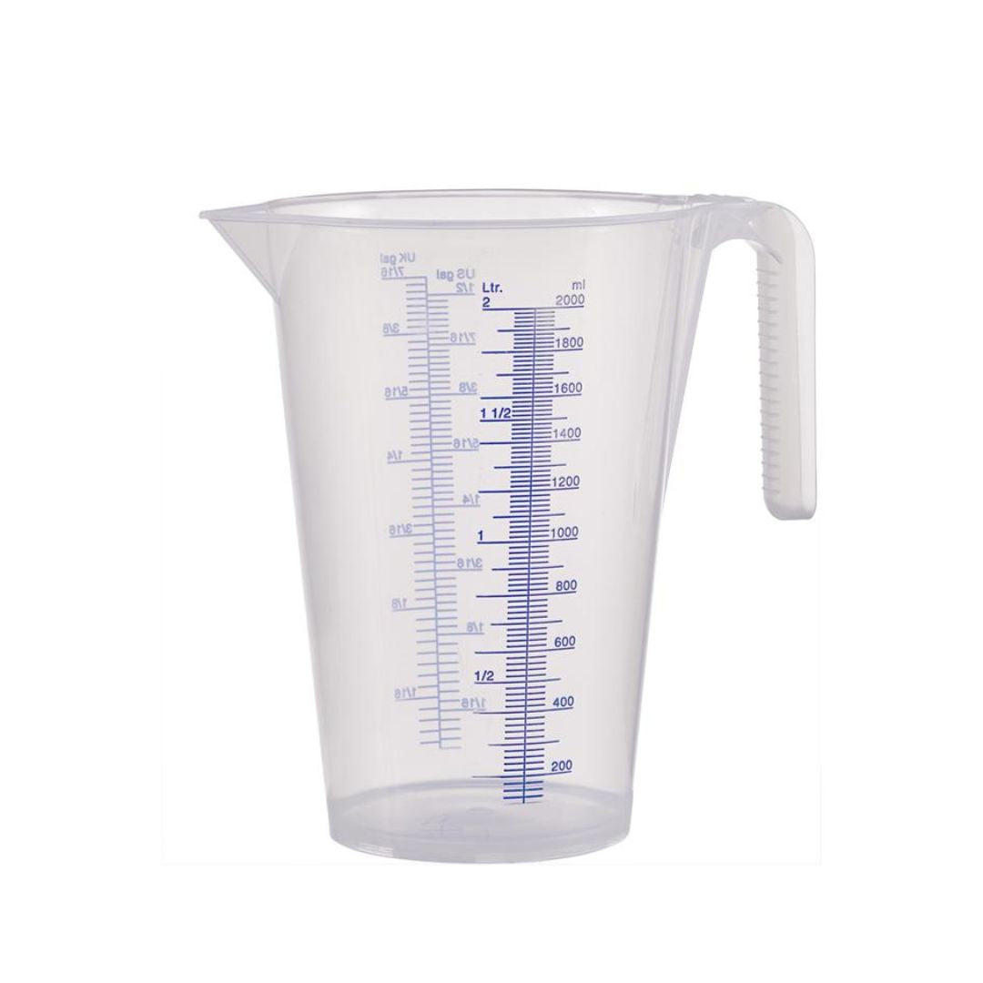 Pressol Measuring jug 07063 PP -2 l-transparent scale ml/l-US gal/UK gal-Measuring jug-Pressol-Detailing Shed