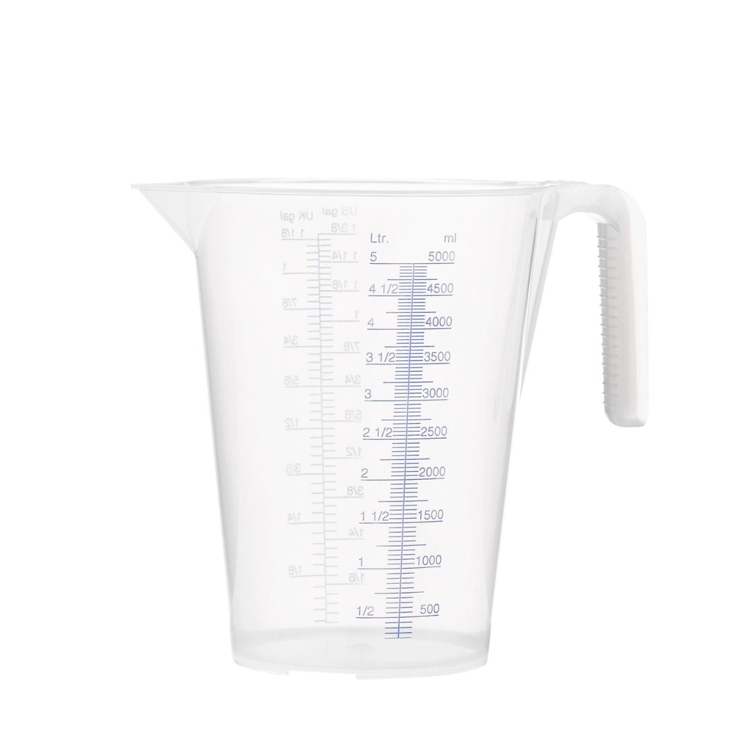 Pressol Measuring jug 07065 PP-5L Transparent scale ml/l-US gal/UK gal-Measuring jug-Pressol-Detailing Shed