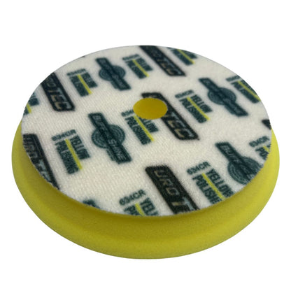 Buff and Shine Uro-Tec Yellow Polishing/finishing Foam Pad-POLISHING PAD-Buff and Shine-New Sculpted Contour Edge-6 Inch-Detailing Shed