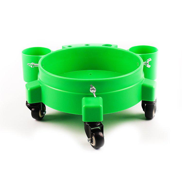 Maxshine Rolling Bucket Dolly Black/Red/Green-Wash Buckets-Maxshine-Green-Detailing Shed