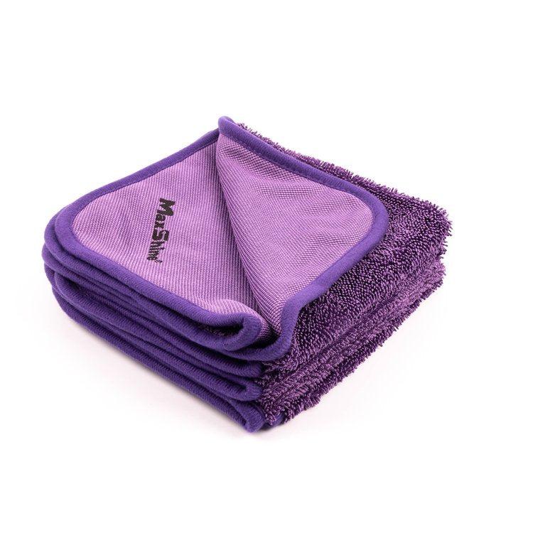 Maxshine 600GSM Purple Single Twisted Loop Drying Towel -3pcs/pack-Maxshine-Detailing Shed