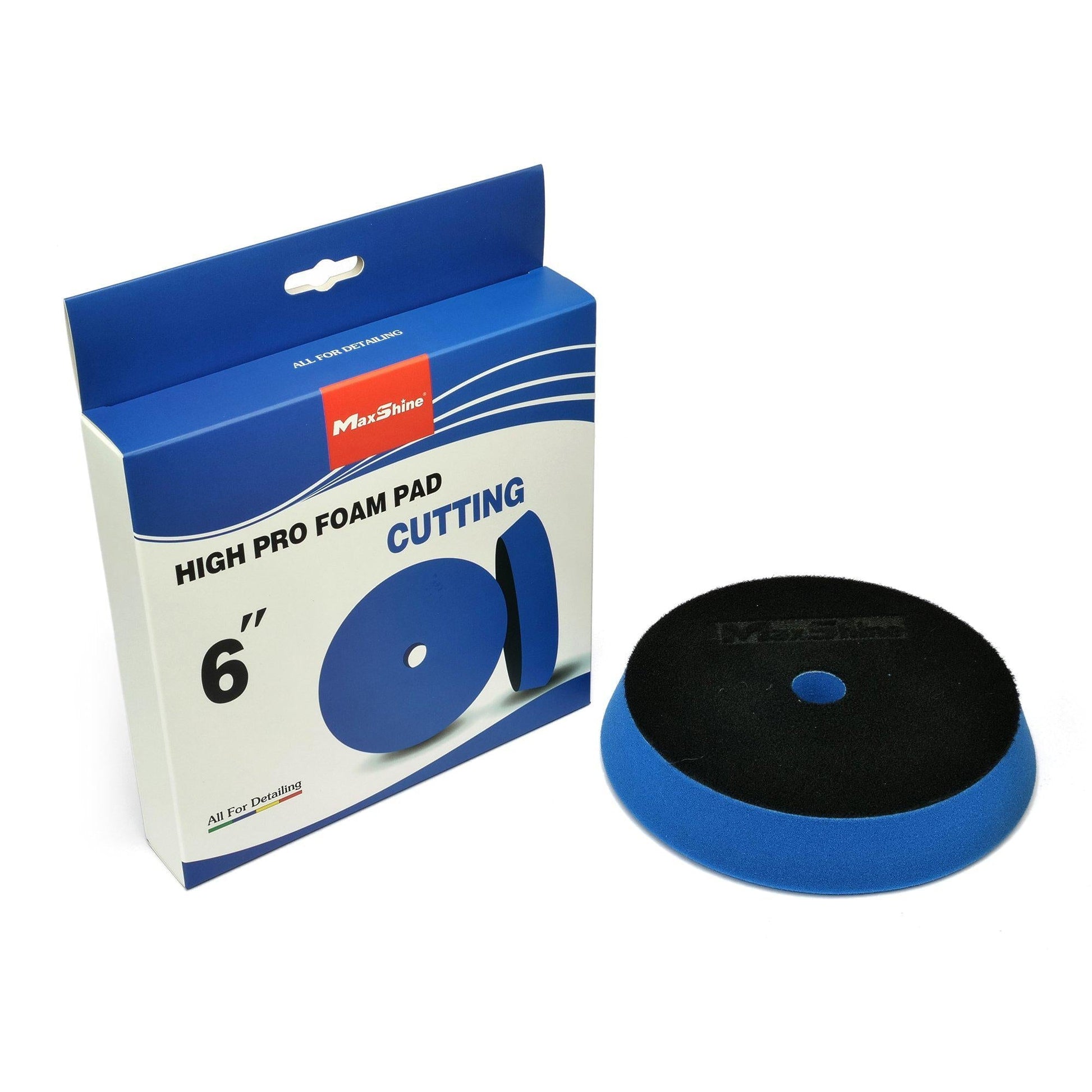 MAXSHINE High Pro Blue Foam Cutting Pad - 5/6 Inch Germany Foam-POLISHING PAD-Maxshine-6 Inch-Detailing Shed